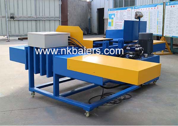 10kg Bale Weight Wiping Rags Baling Press With Weighing Device