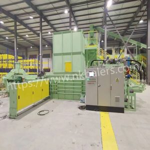 Fully automatic waste plastic baling