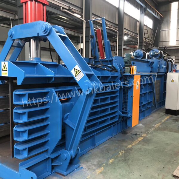 semi-automatic carton baler