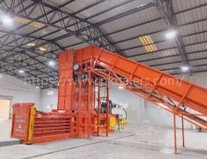 semi-automatic carton baler