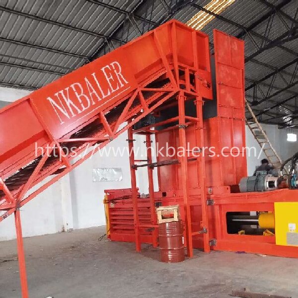 Waste paper hydraulic baler machine
