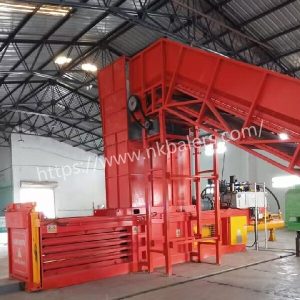 semi-automatic carton baler