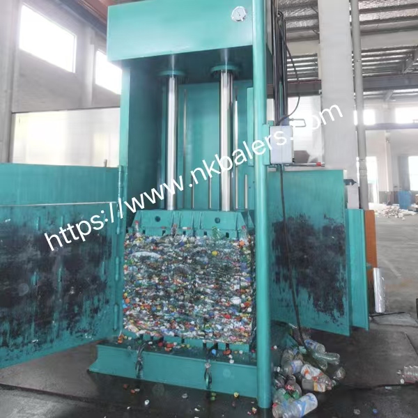 Vertical Waste Plastic Bottle Baler