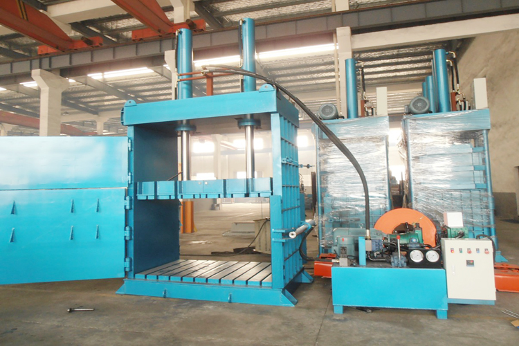 Scrap Tire Bale Press