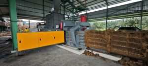 Oil Palm Fiber Baling Press