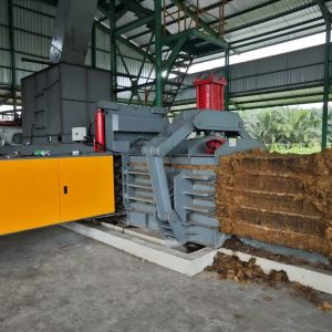 Oil Palm Fiber Baling Press